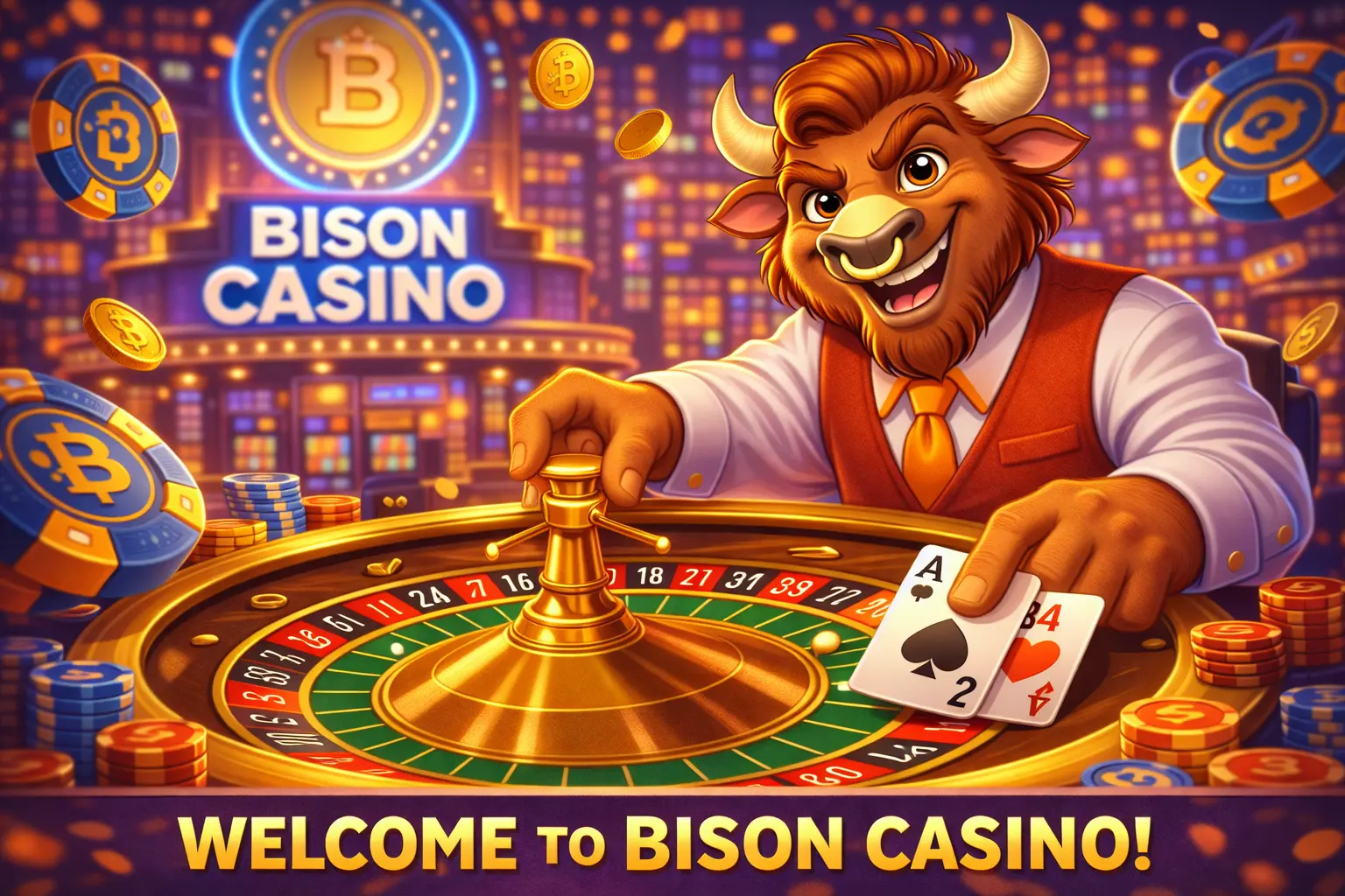 Bison Casino prémium banner